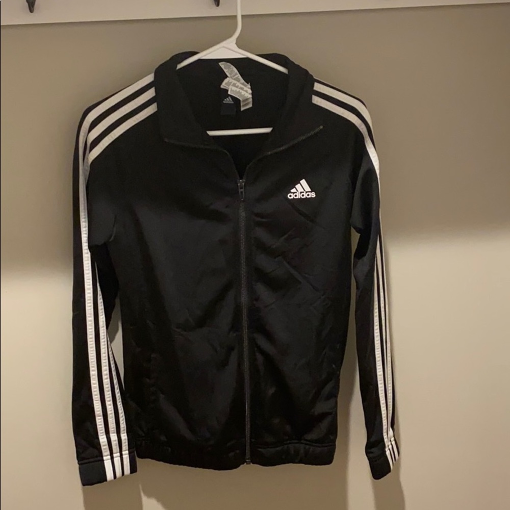 Small Adidas black track jacket